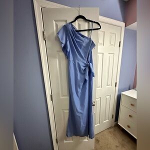Adrianna Papell One-Shoulder Lavender Dress